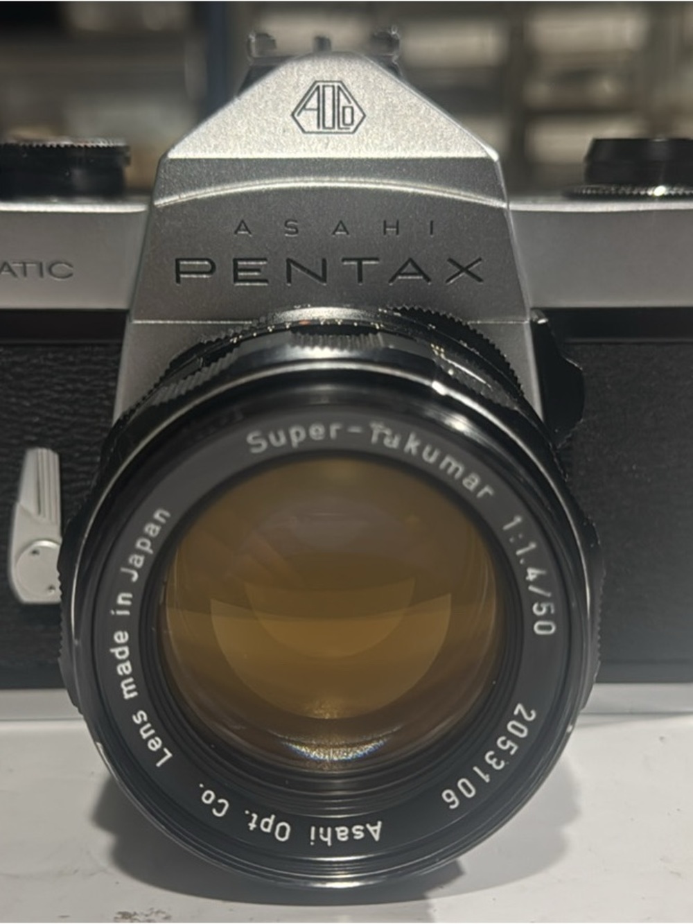 Pentax Spotmatic 35mm Film Camera with Super-Takumar 50mm f/1.4 Lens
